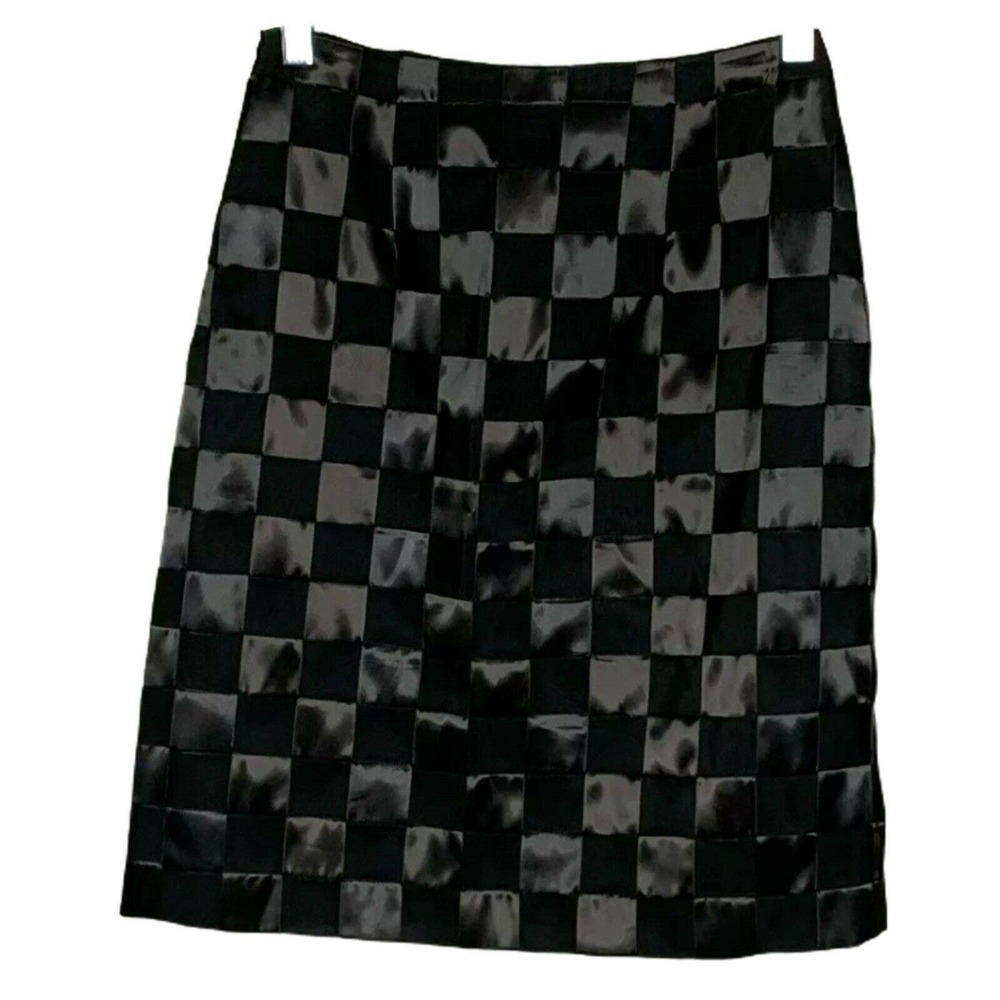 J.McLaughlin Women's Skirt Mini Elegant Ribbon Detail‎ Black Size 2